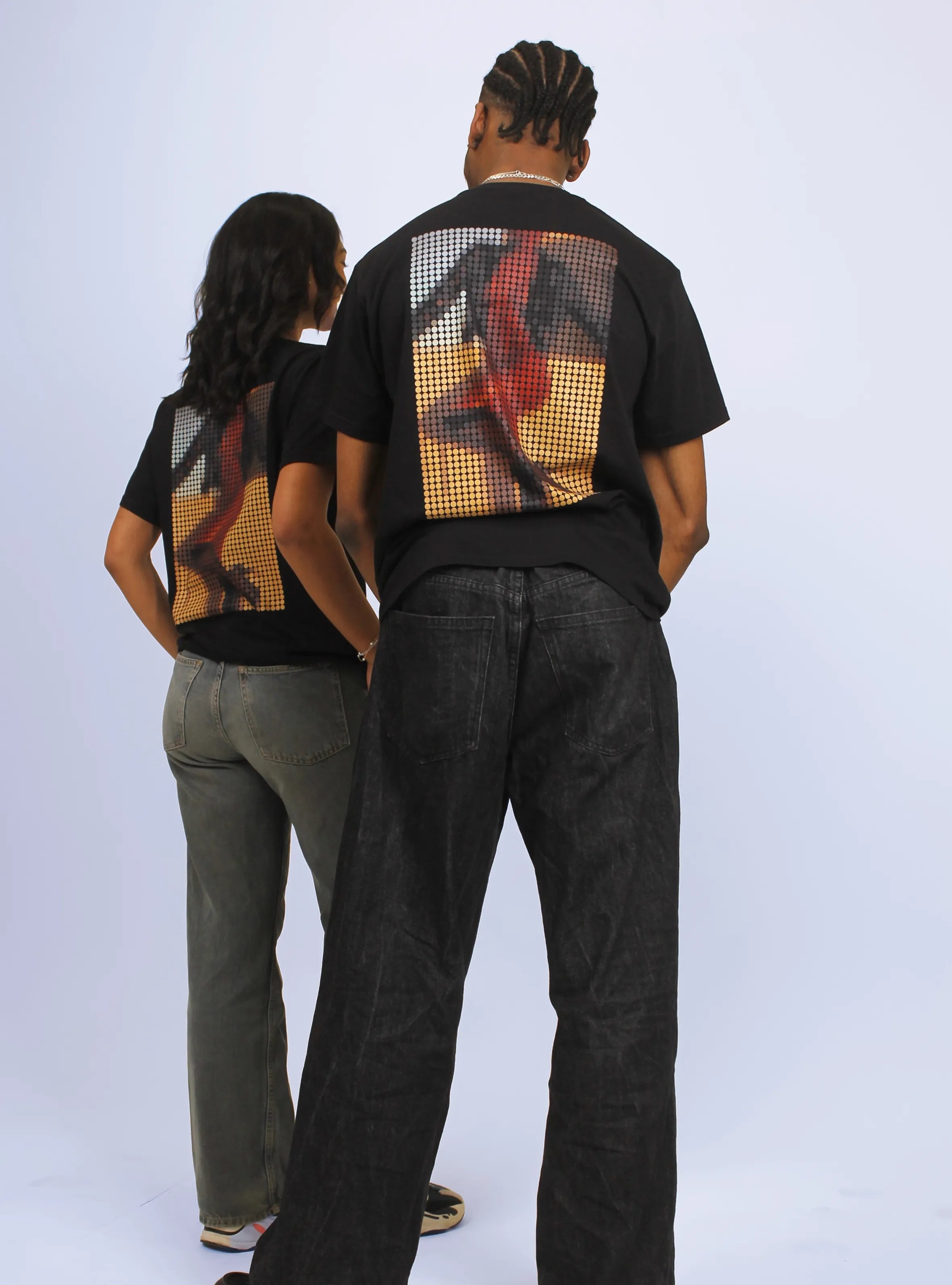 CONNECT THE THOT – BACK PRINT – BLACK T-SHIRT