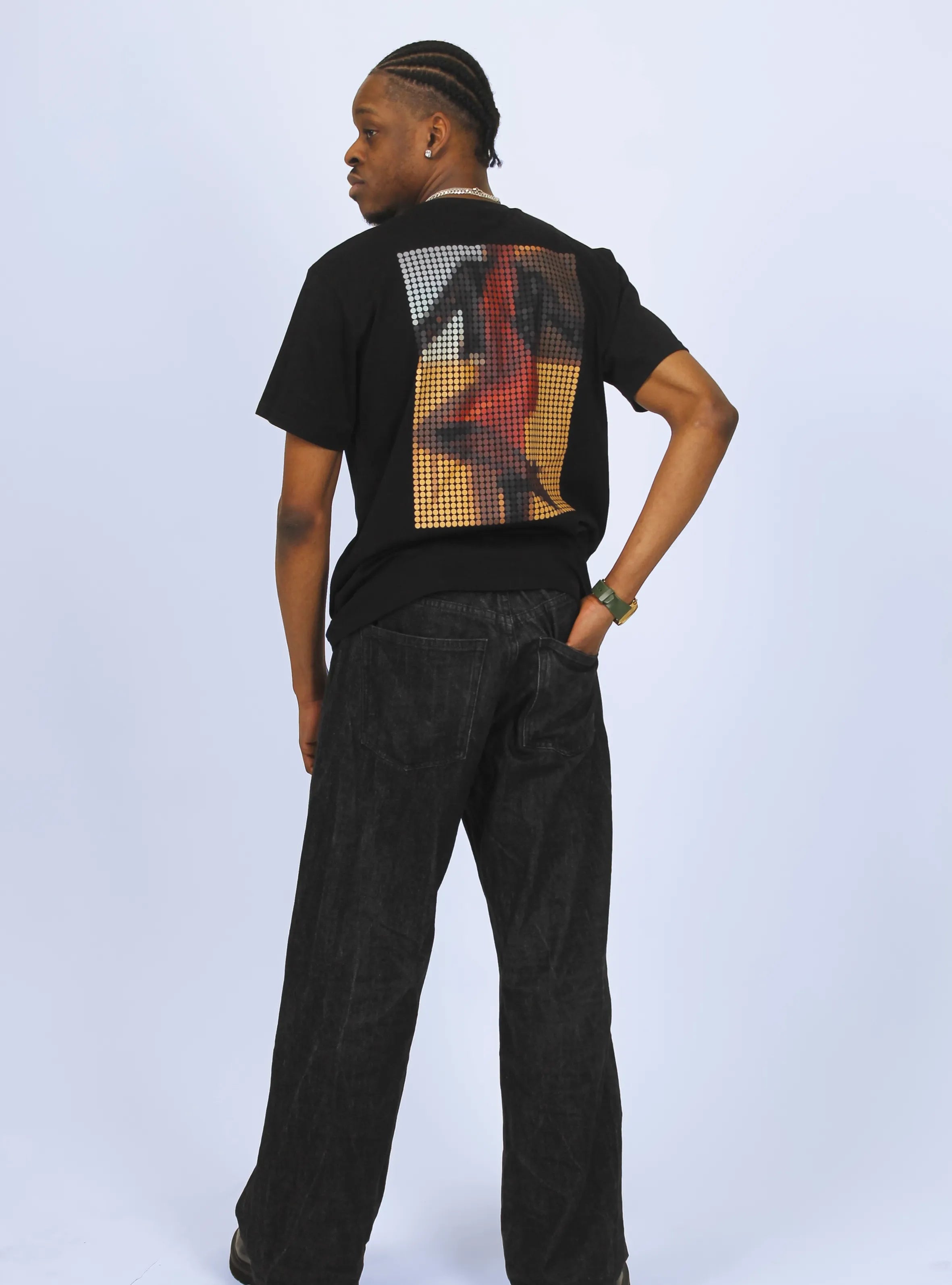 CONNECT THE THOT – BACK PRINT – BLACK T-SHIRT