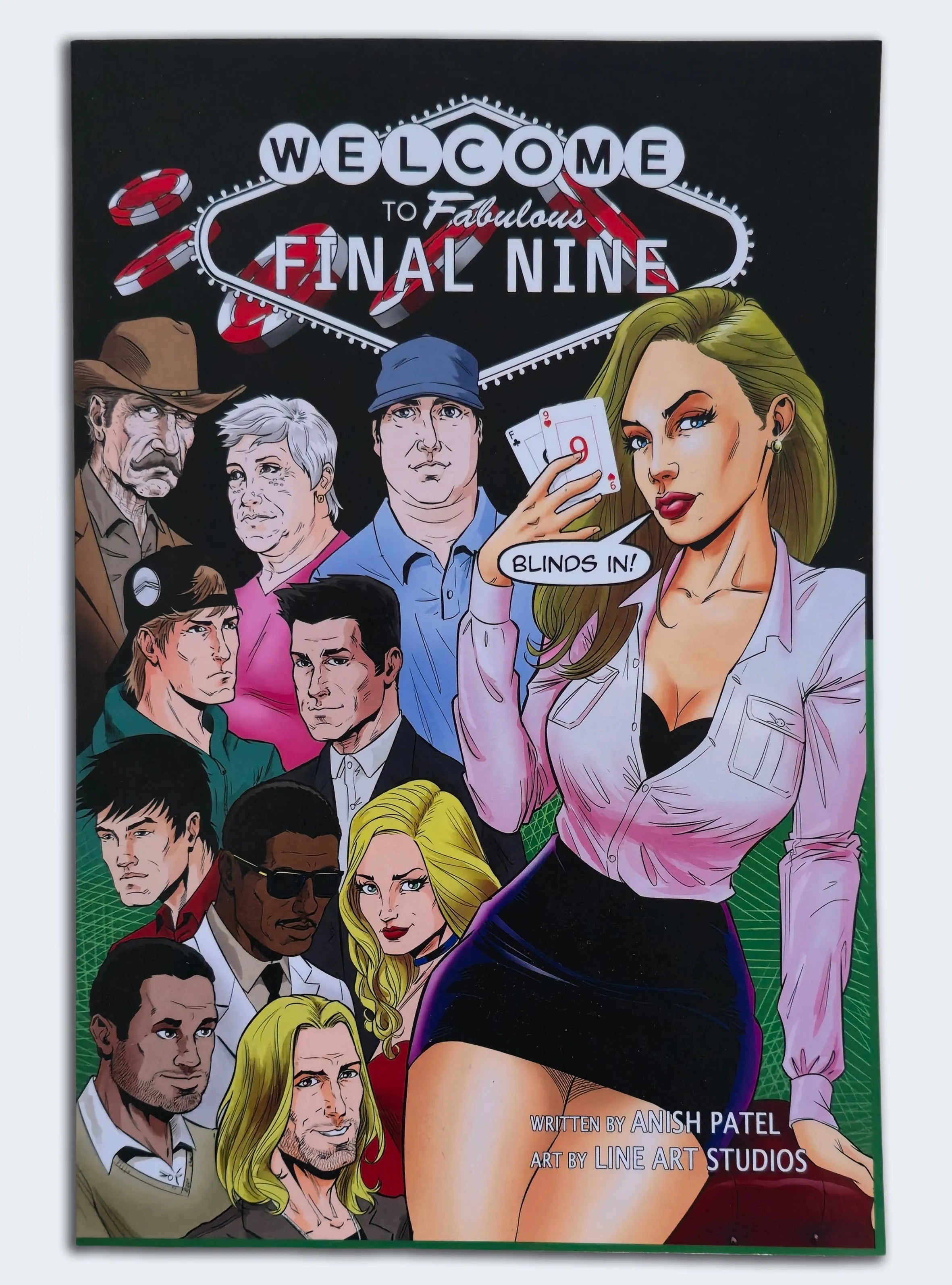 FINAL NINE GRAPHIC NOVEL AND KING OF CLUBS T-SHIRT SET