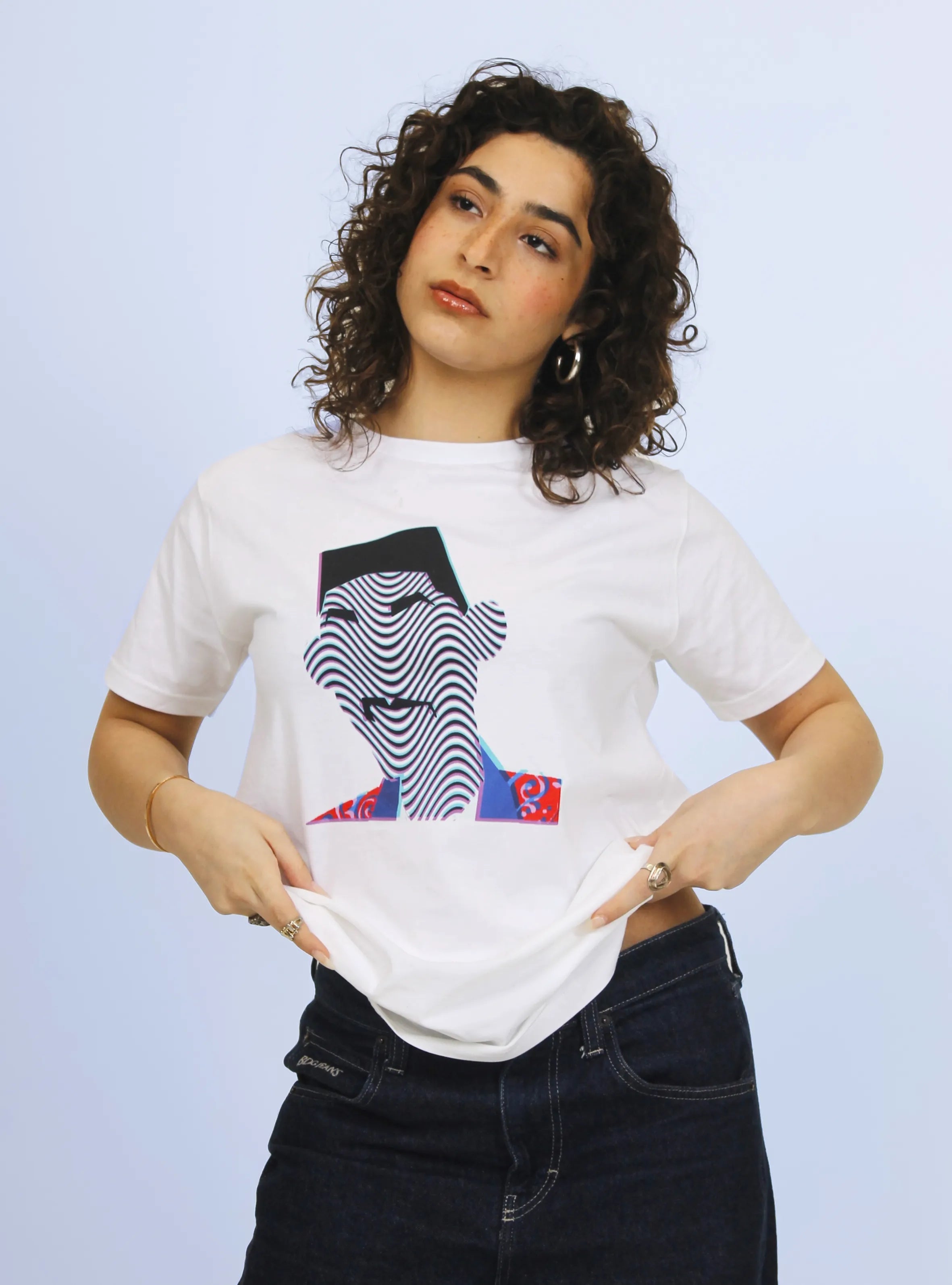 FRESH T – FRONT PRINT – WHITE T-SHIRT