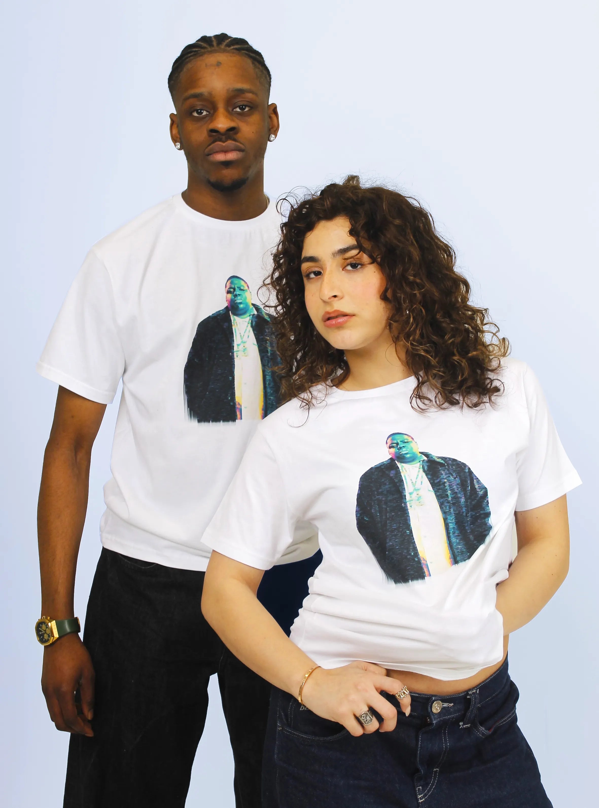ICON TWO – FRONT PRINT – WHITE T-SHIRT
