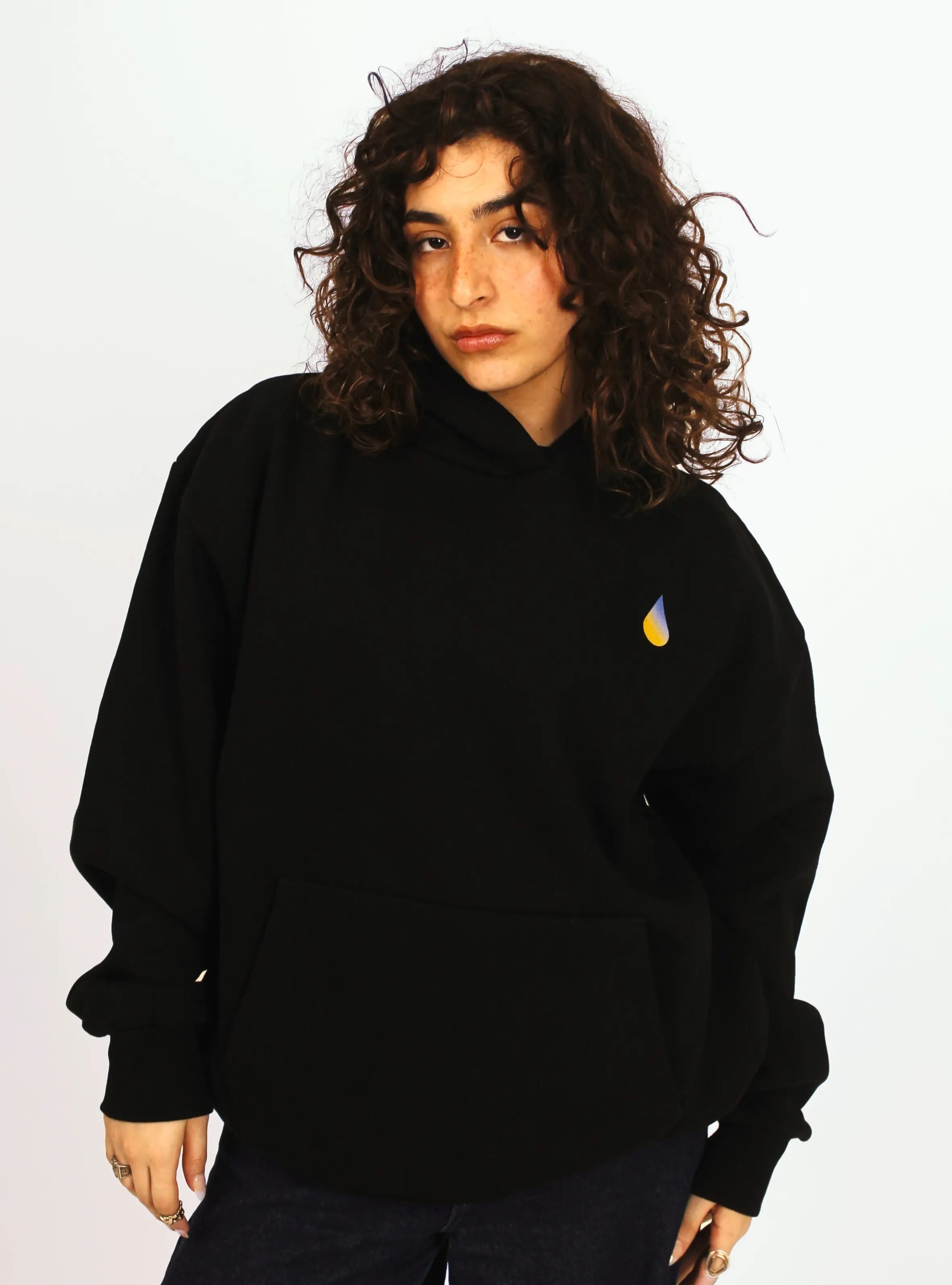 KING OF CLUBS – BACK PRINT – BLACK HOODIE