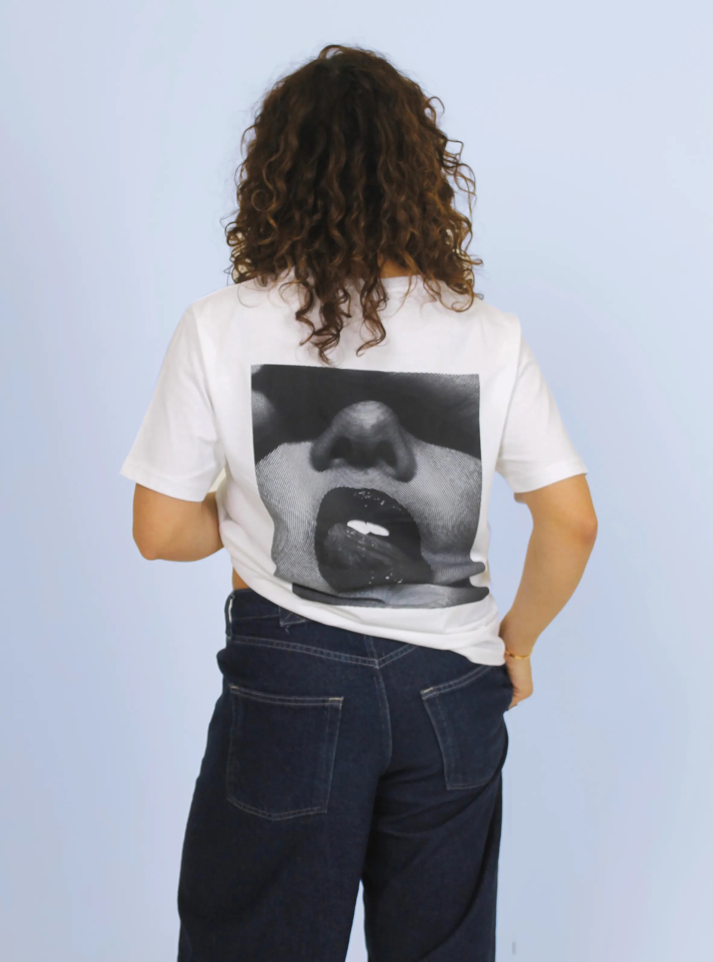 LIPPY KAHYAYYY – BACK PRINT – WHITE T-SHIRT
