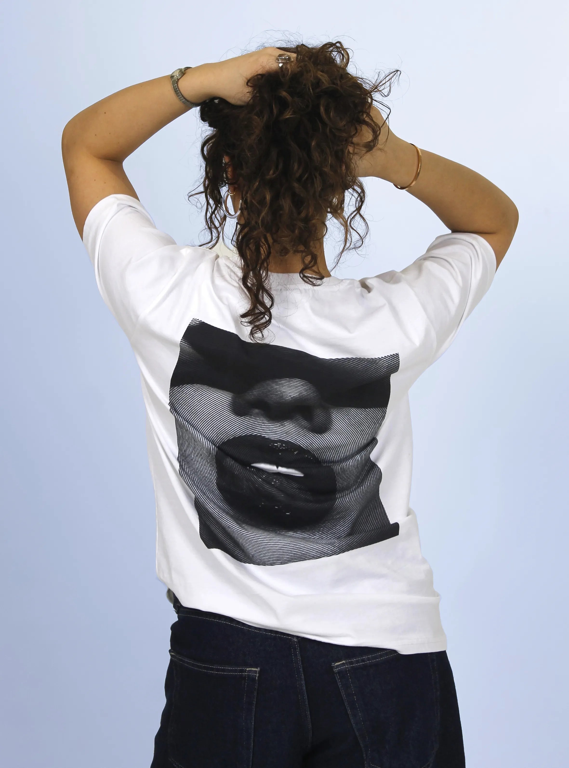 LIPPY KAHYAYYY – BACK PRINT – WHITE T-SHIRT