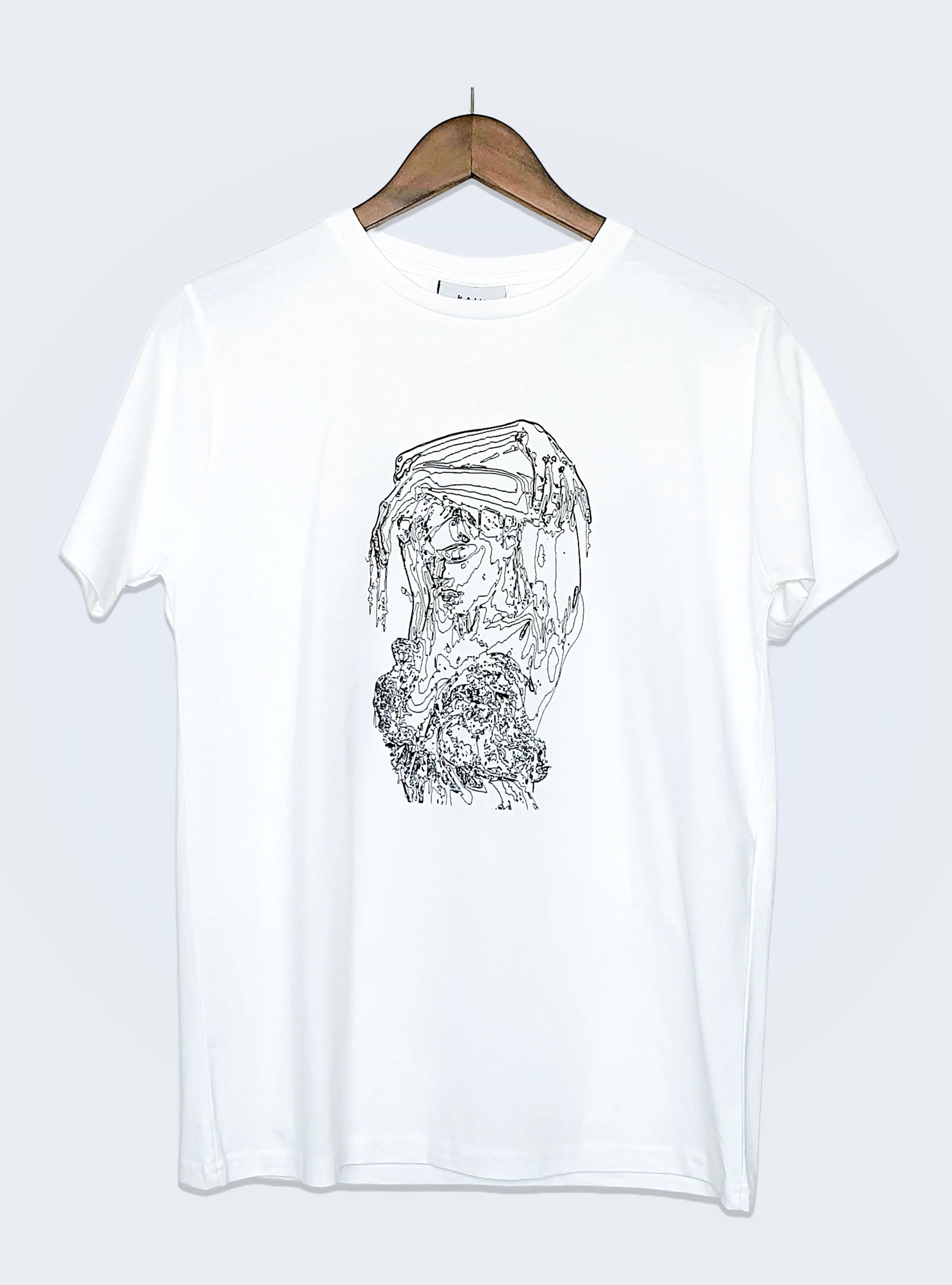 RAIN SHOWER – FRONT PRINT – WHITE T-SHIRT