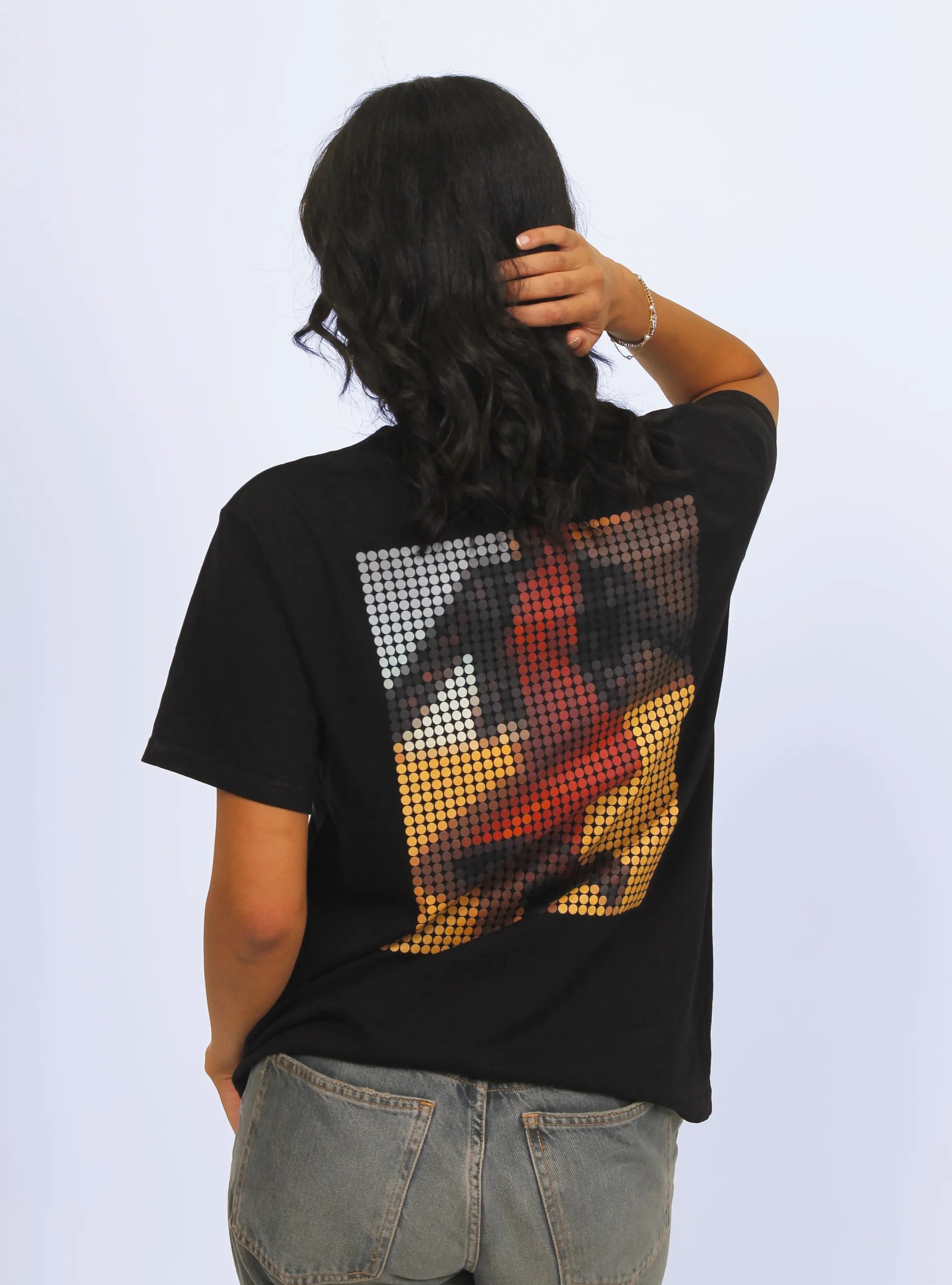 CONNECT THE THOT – BACK PRINT – BLACK T-SHIRT