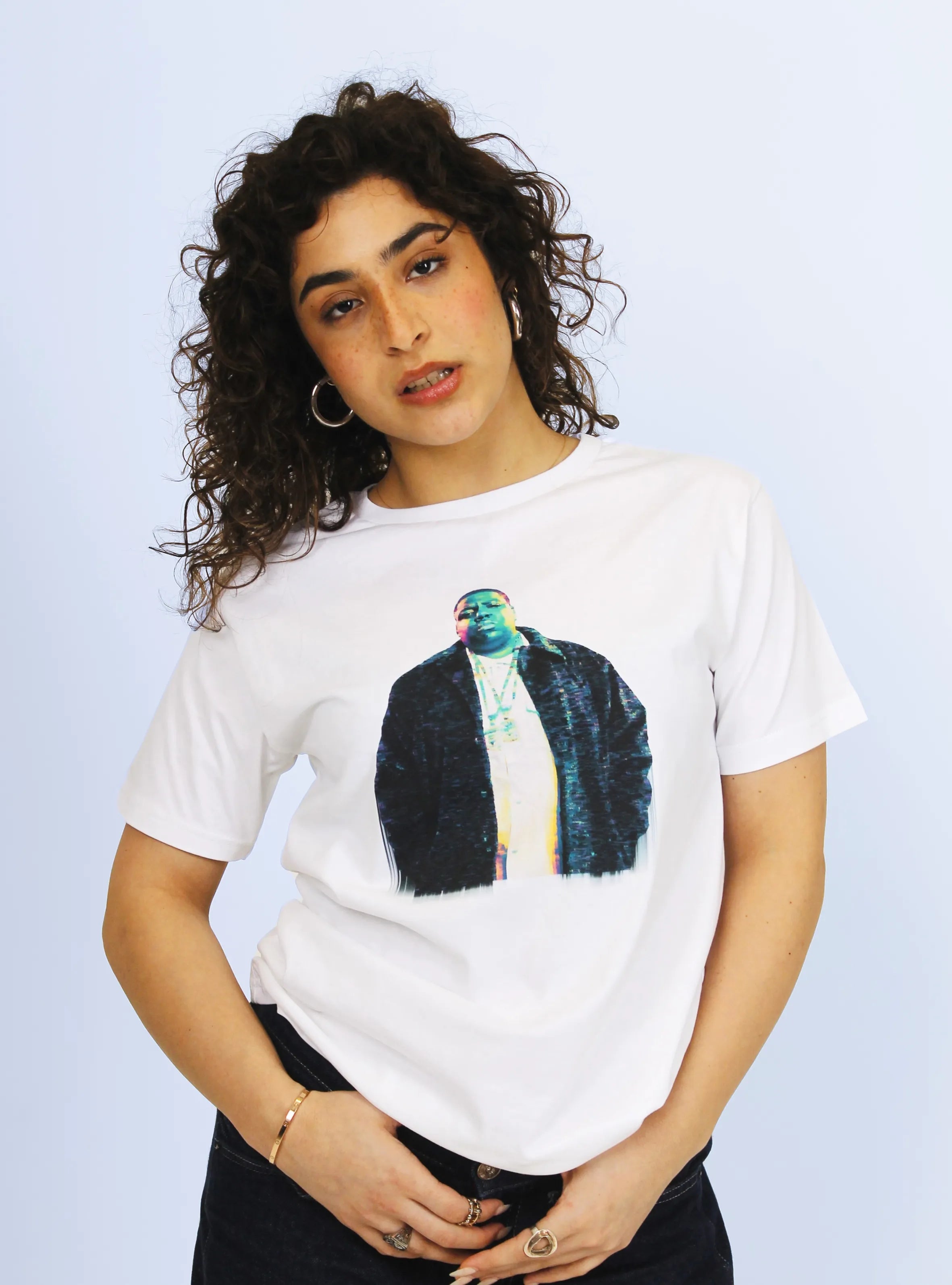 ICON TWO – FRONT PRINT – WHITE T-SHIRT