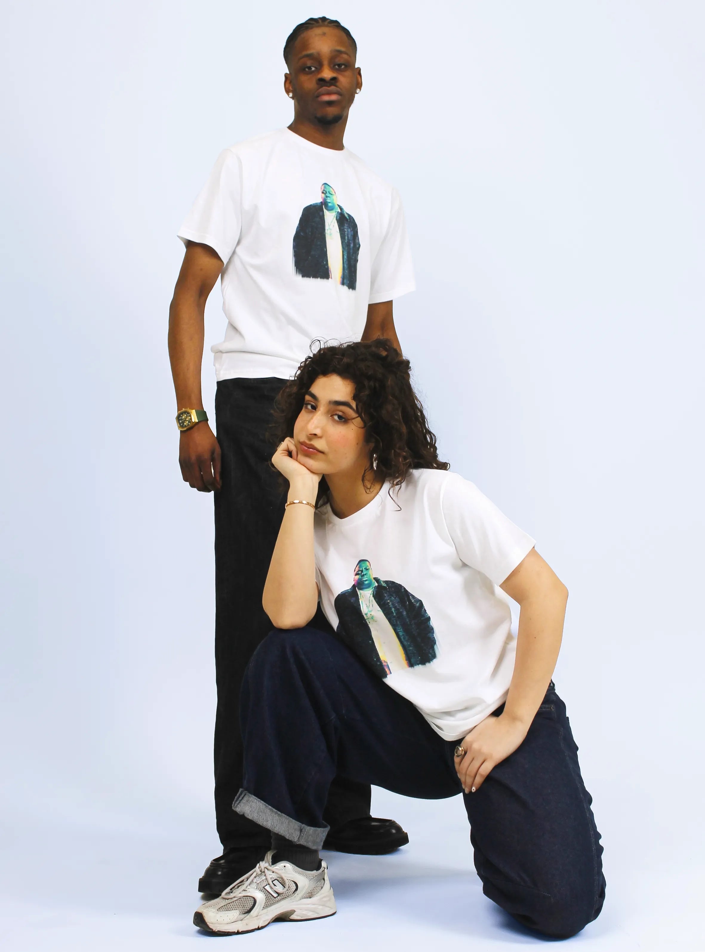ICON TWO – FRONT PRINT – WHITE T-SHIRT