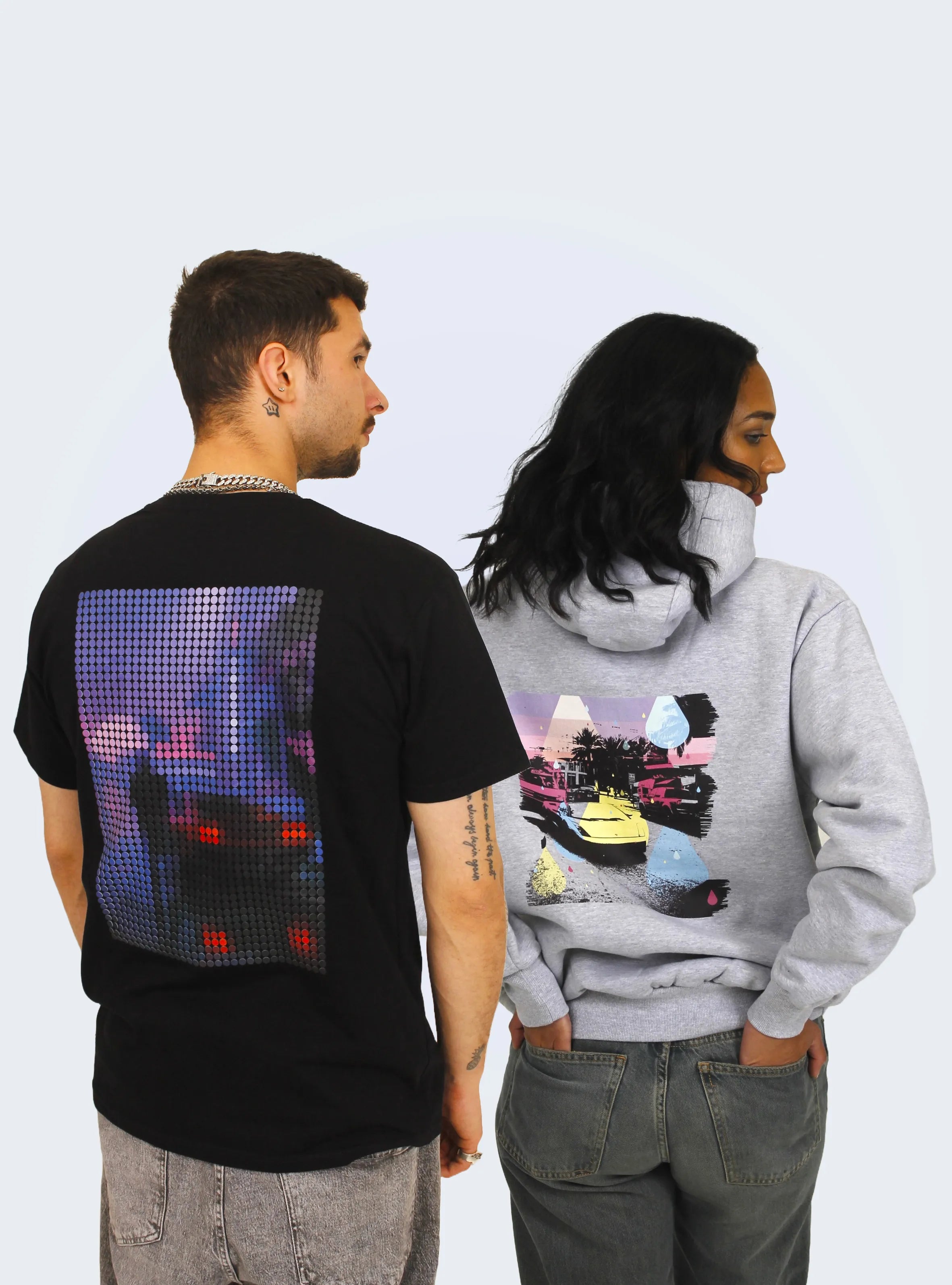 MIAMI VIBES T-SHIRT AND HOODIE SET