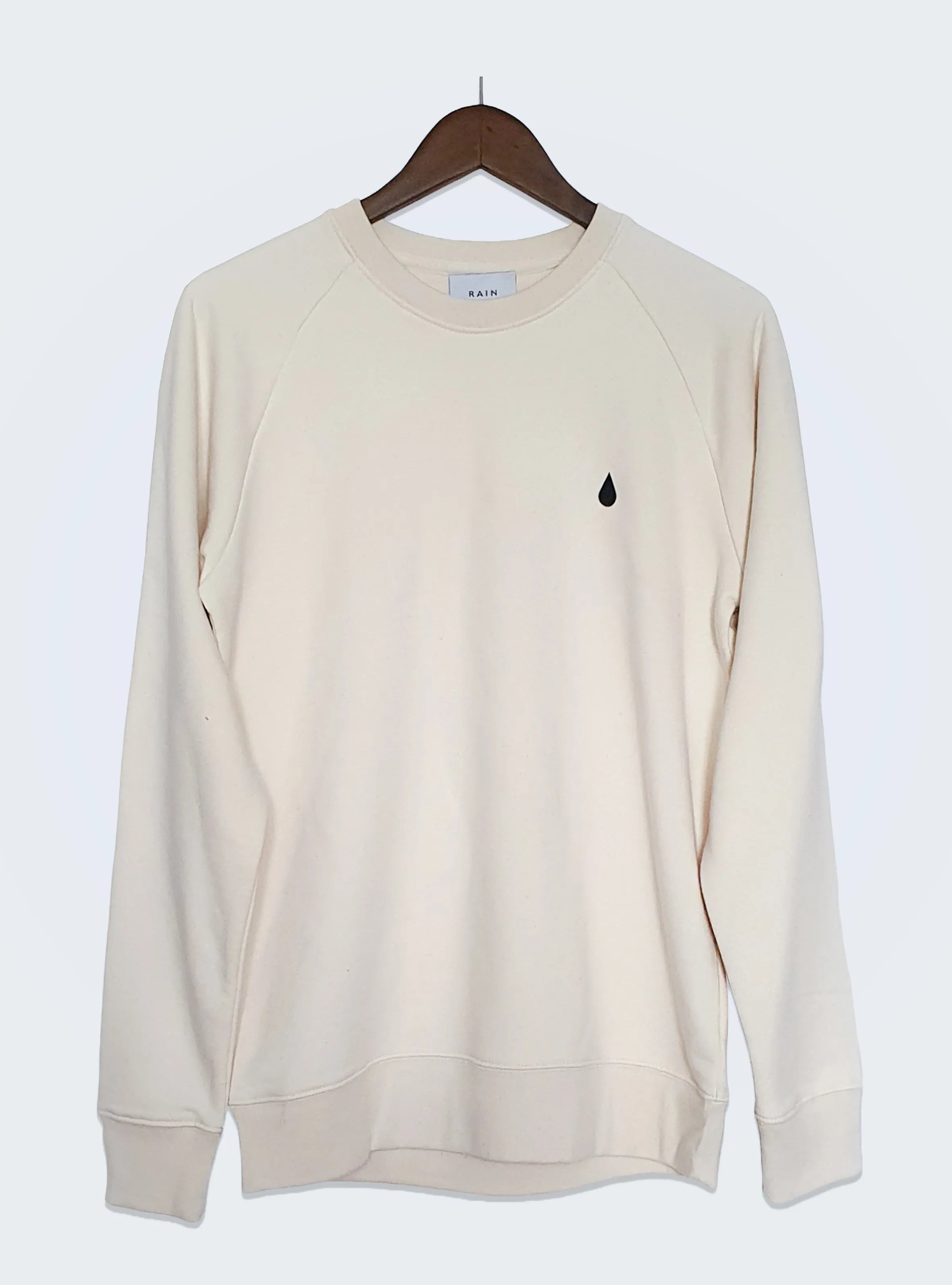 RAINMAKR LDN – BACK PRINT – NATURAL RAW JUMPER