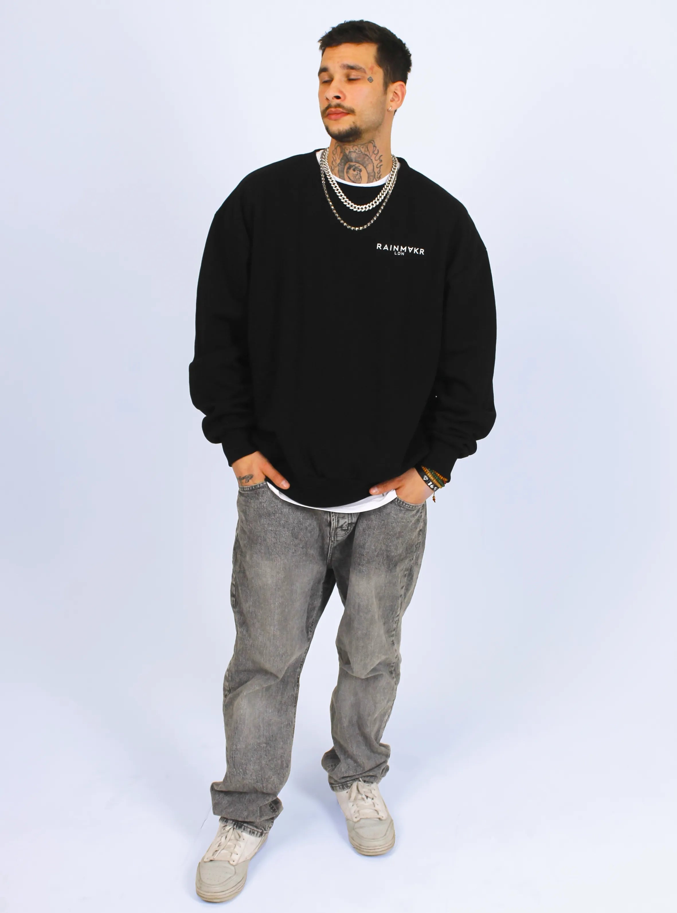 PAC-MAN JACK – BACK PRINT – BLACK JUMPER