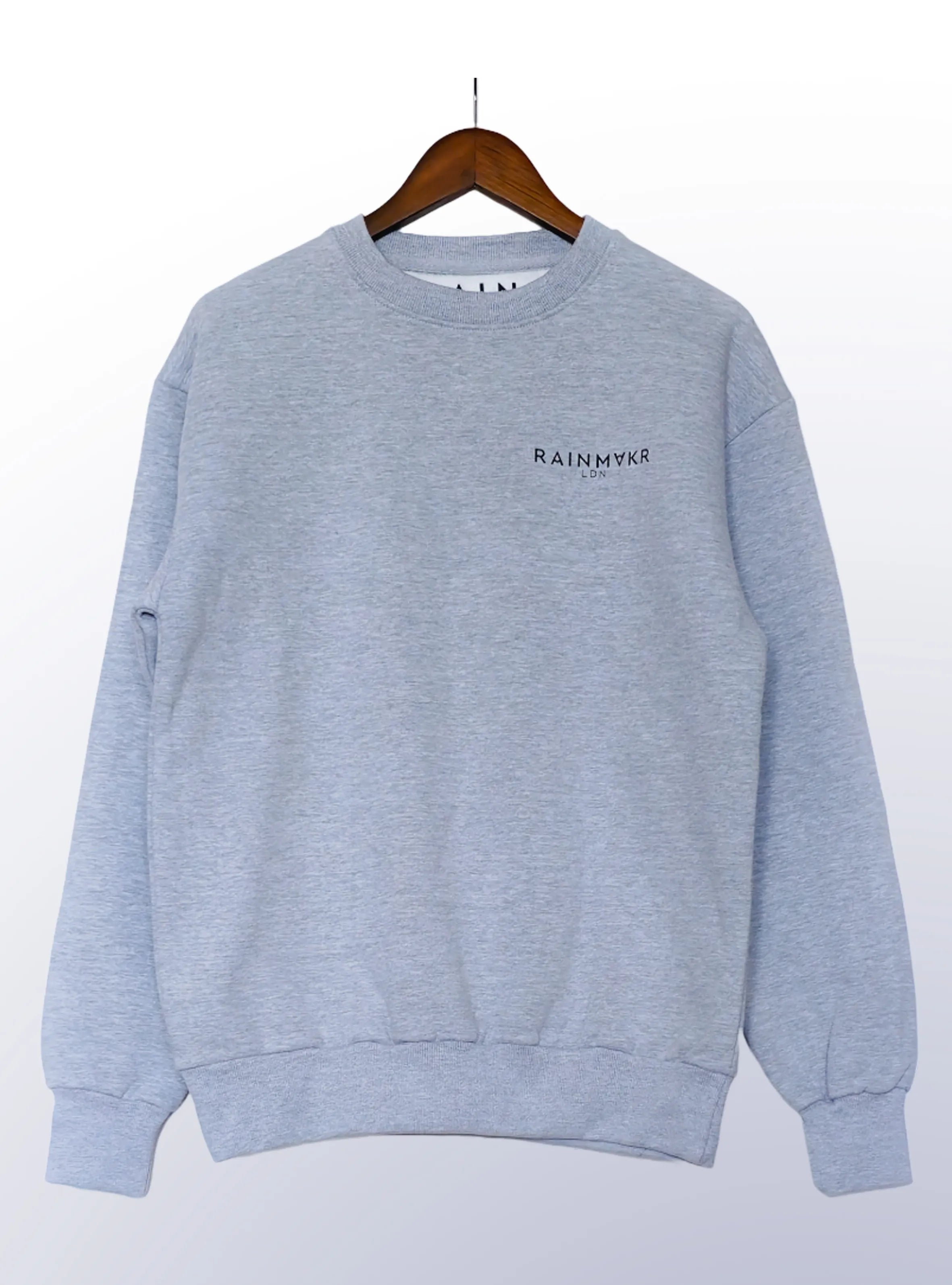 SKATER LIFE – BACK PRINT – GREY JUMPER