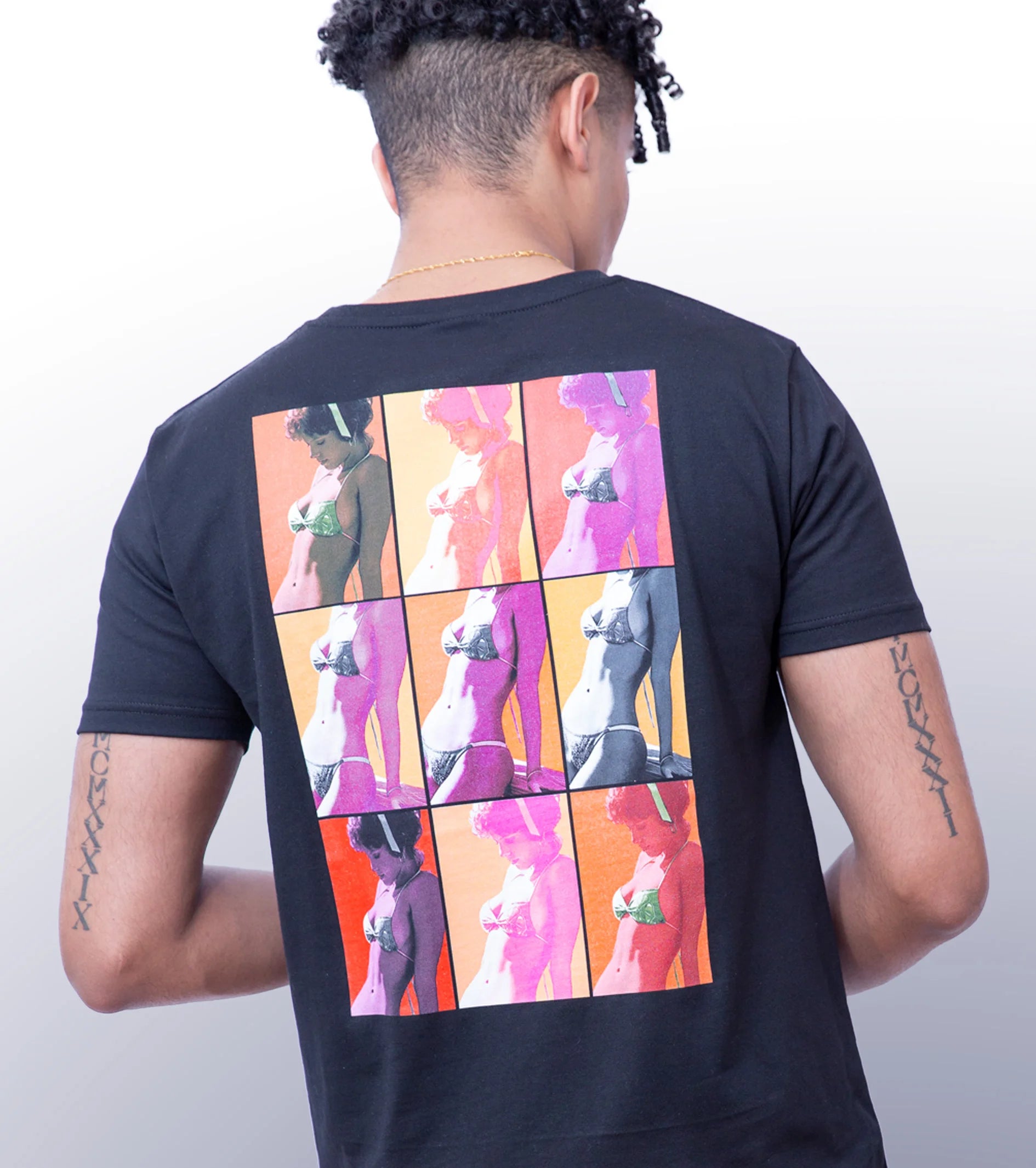 BLOCK PARTY – BACK PRINT – BLACK T-SHIRT