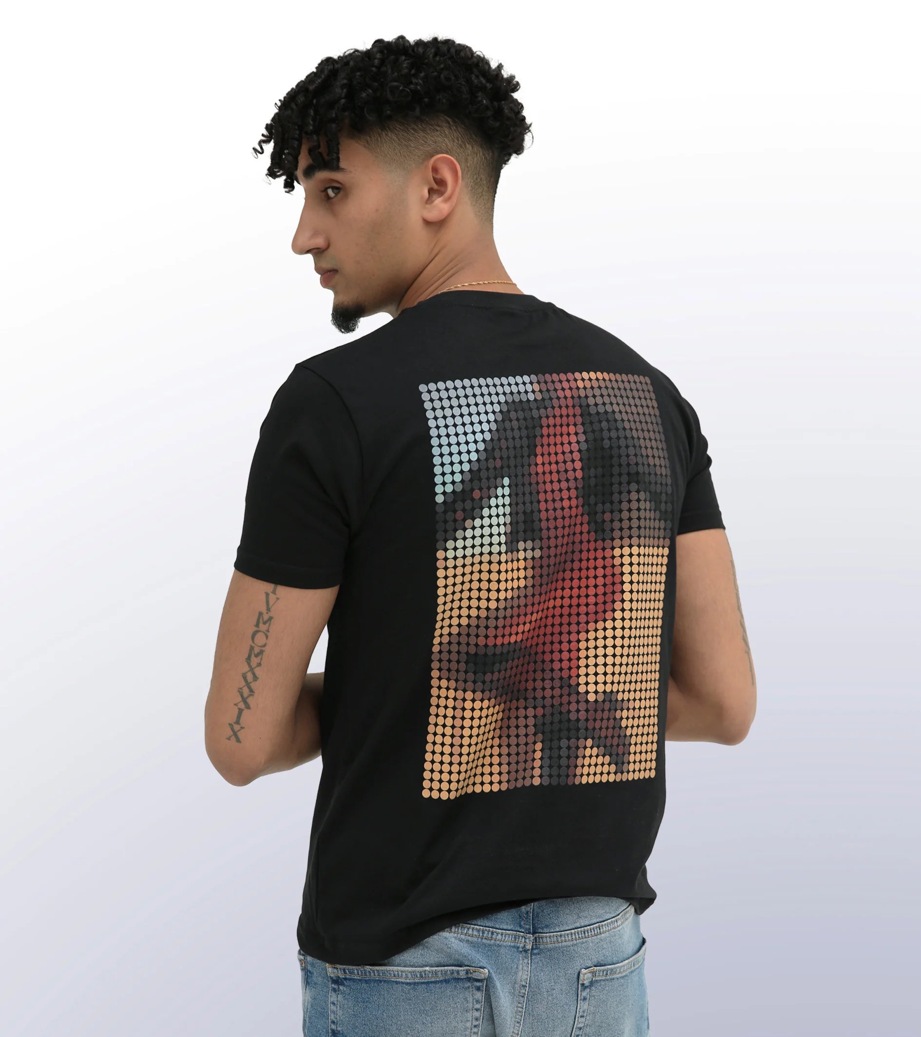 CONNECT THE THOT – BACK PRINT – BLACK T-SHIRT