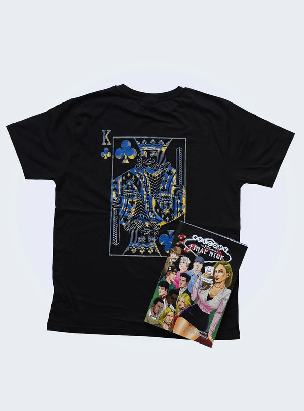 FINAL NINE GRAPHIC NOVEL AND KING OF CLUBS T-SHIRT SET