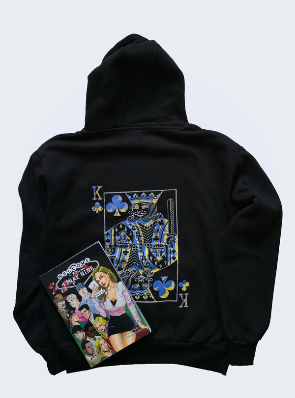 FINAL NINE GRAPHIC NOVEL AND KING OF CLUBS HOODIE SET