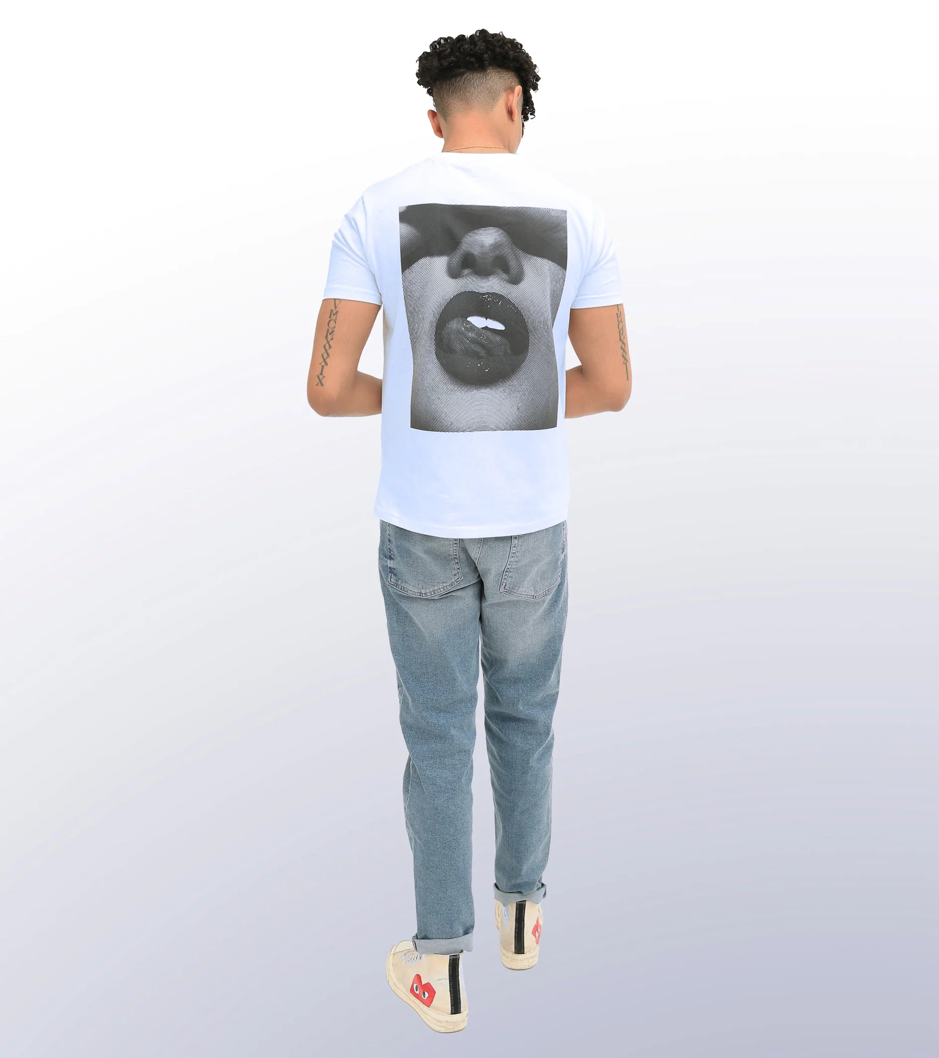 LIPPY KAHYAYYY – BACK PRINT – WHITE T-SHIRT