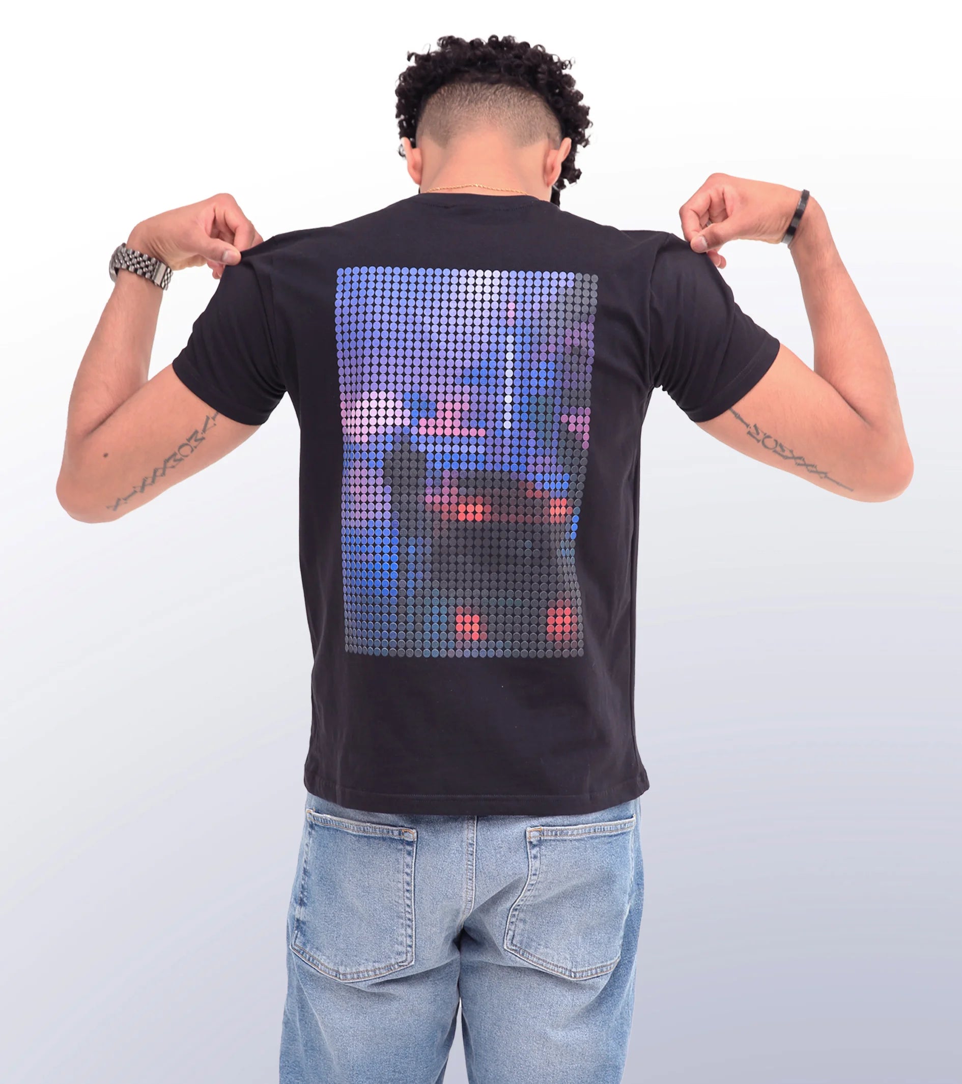 MIAMI VICE – BACK PRINT – BLACK T-SHIRT